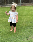 PUFF SLEEVE PEPLUM
