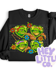 TURTLE TATTOO HEARTS CREWNEK