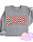 HOLIDAY CHECKS DADA CREWNECK