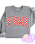 HOLIDAY CHECKS MAMA CREWNECK